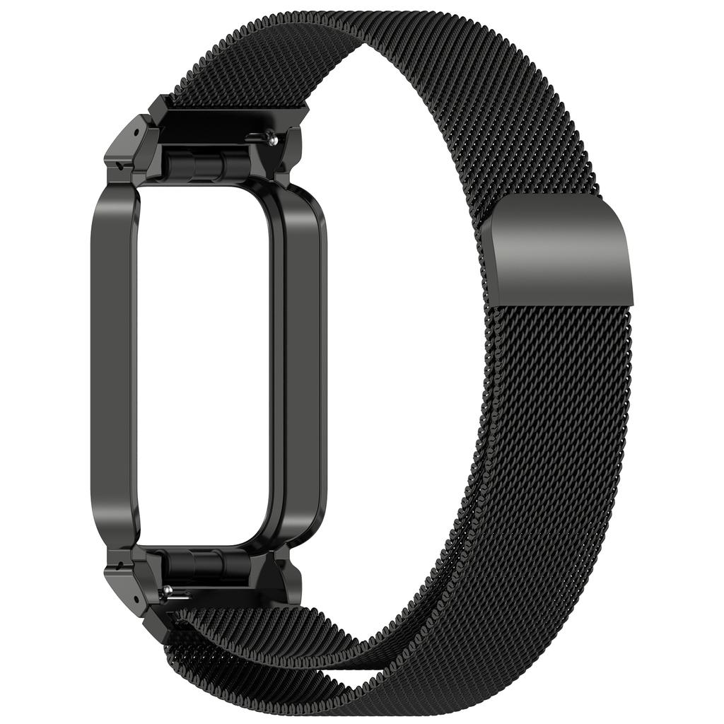 Vše v jednom Plné krytí Milánský magnetický kovový řemínek pro Xiaomi Band 11 Active Unisex 269 mm s nástroji pro bezplatnou instalaci
