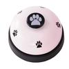 Color Design Dog Training & Meal Bell - Stainless Steel Paw Print Design Durable & Child-Friendly Dogs Cats Toy Bell Palying
