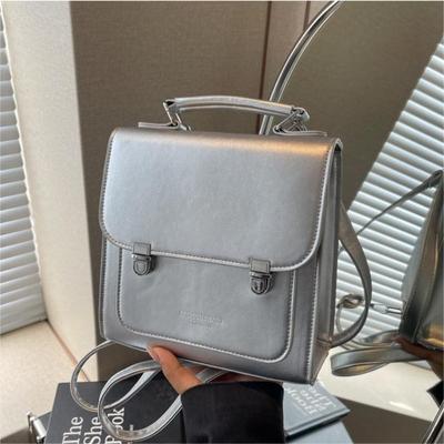 Commuter Backpack Ladies Retro Versatile Handbag Trendy Shoulder Bag