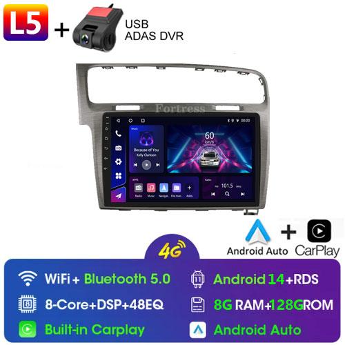 For Volkswagen VW Golf 7 2013 -2017 Android Autoradio Multimedia Video Player 4G DSP Carplay GPS Stereo Car Intelligent System