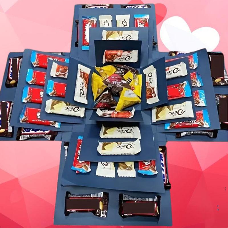 Five-Layer Candy Surprise Birthday Explosion Box for Kids