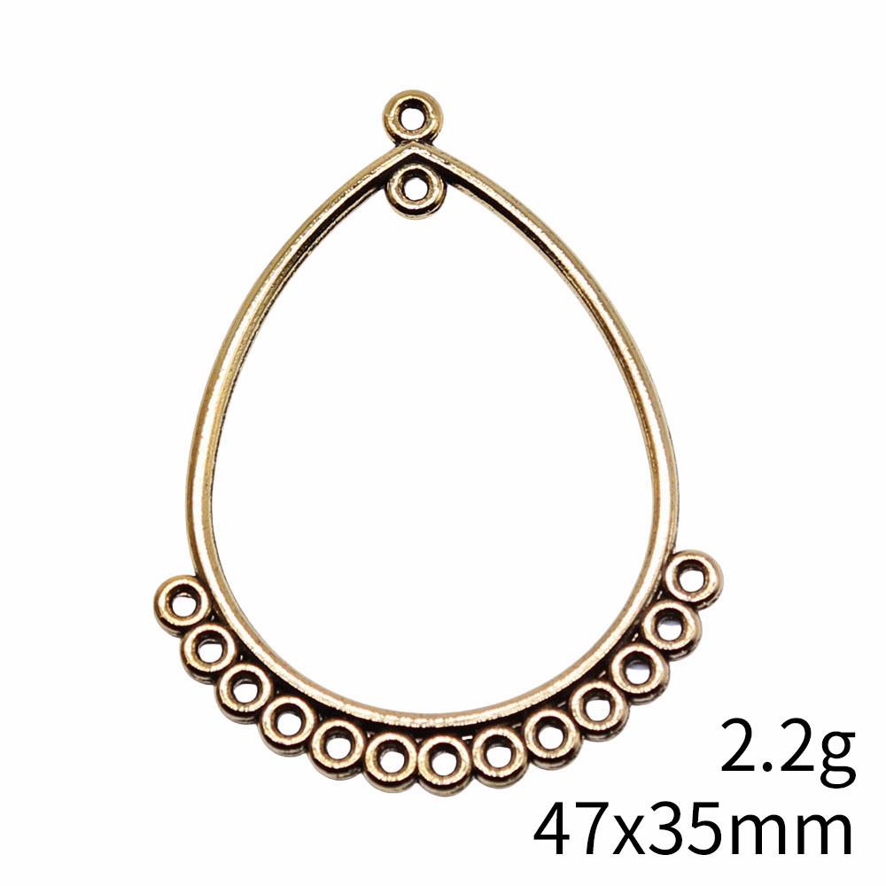 2025 Trend Accesories Water Drop Earring Connector Accessories Parts Ornaments For Home Accessories Parts