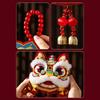 Year of Horse Festival Decoration Velvety Cotton Fabric Chinese New Year Ornaments for Entrydoor Wall Home Decoration
