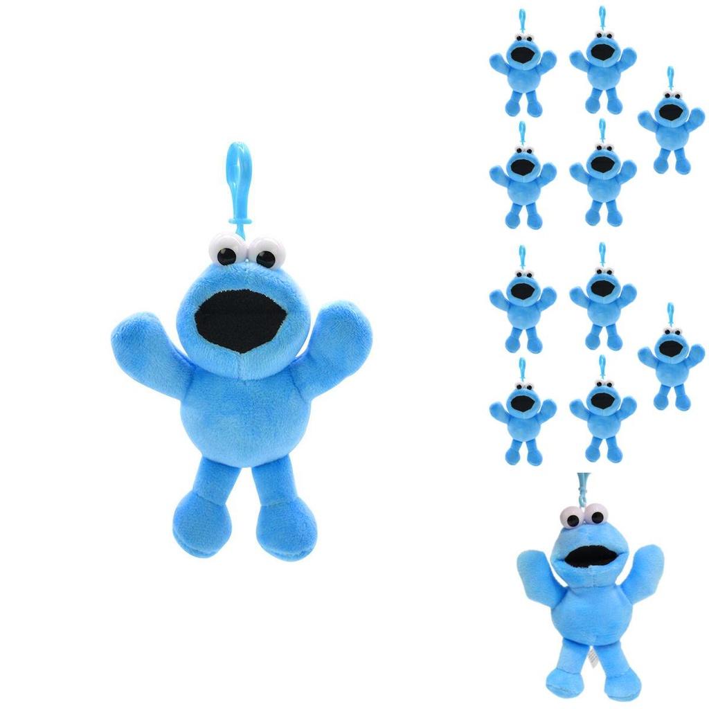 Adorable Sesame Street Cookie Monster Soft Plush Ornament Dolls For Kids Gifts