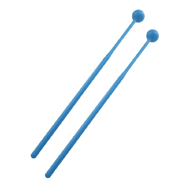 2Pcs Plastic Handle Percussion Instrument Accessories Mallets Beginners Training