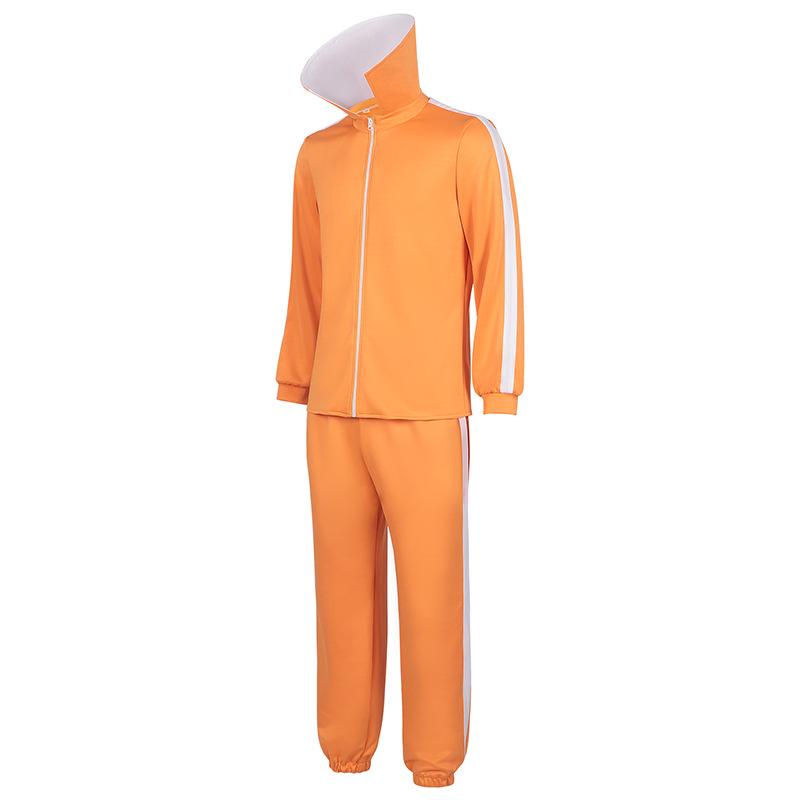 Movie Vector Cosplay Costume Orange Jakect Pant Glasses Outfits Set Mushroom-shaped Wig Halloween Fancy Suit Party Suit