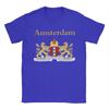 Amsterdam Maglietta in Cotone per Unisex Estate Stile Street T-shirt Harajuku Maglietta Oversize Abbigliamento Casual