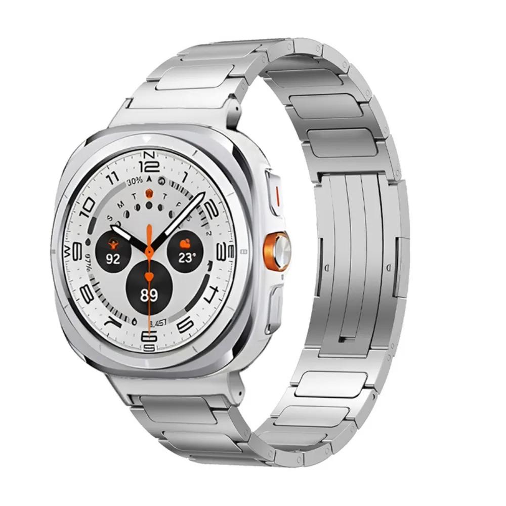 Titanium Alloy Strap For Samsung Galaxy Watch Ultra 47mm Metal Stainless steel Bracelet Watchband For Galaxy Watch 8 Ultra Belt