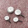 Puppenhaus Miniatur 1:12 Mini Topf Set Diy Puppe Haus Küche Möbel Zubehör Rot Silber Suppe Braten Milch Pan Dropshipping