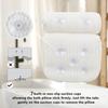 Bath Pillow for Bathtub Support Neck,Head and Back with Non-Slip Suction Cups Air Mesh Bathtub Pillow
