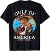NUOVA Maglietta Divertente di Trump Golfo degli Stati Uniti America Est 2025 Maglietta Unisex