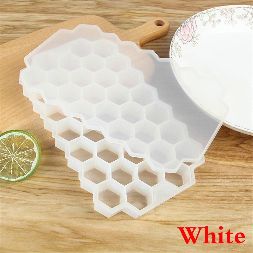 37 Grid Silicone Ice Maker Home Kitchen Ice Cube Tray Summer Honeycomb Shape Mold