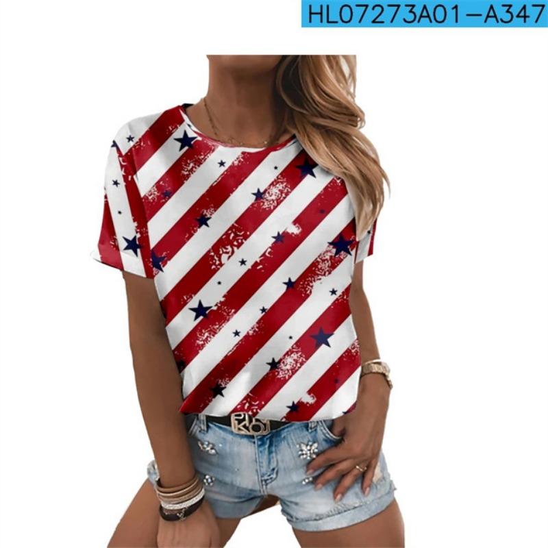 

USA National Flag 3D printed t shirt men women American Independence Day Graphic t-shirt casual Harajuku tshirt tops 8XL