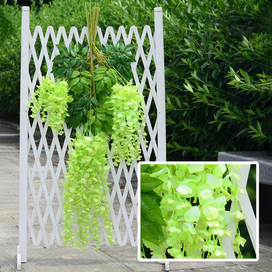 Yousheng 12Pcs Simulated Flower Garland Realistic Wisteria Vines Easy To Clean Reusable Wisteria Vines Wedding Decoration