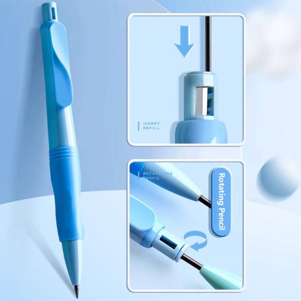 2B Lead Mechanical Pencil 2.0mm Propelling Pencil High Quality Automatic Pencil Students