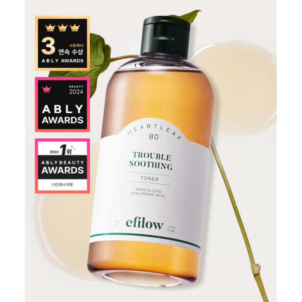 Efilow Trouble Soothing Mild Acidic Vegan Toner 300ml Hyaluronic Acid NONE