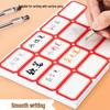 10-Sheet Pack of Self-Adhesive Blank Labels, Name Stickers, and Masking Tape for Office Use