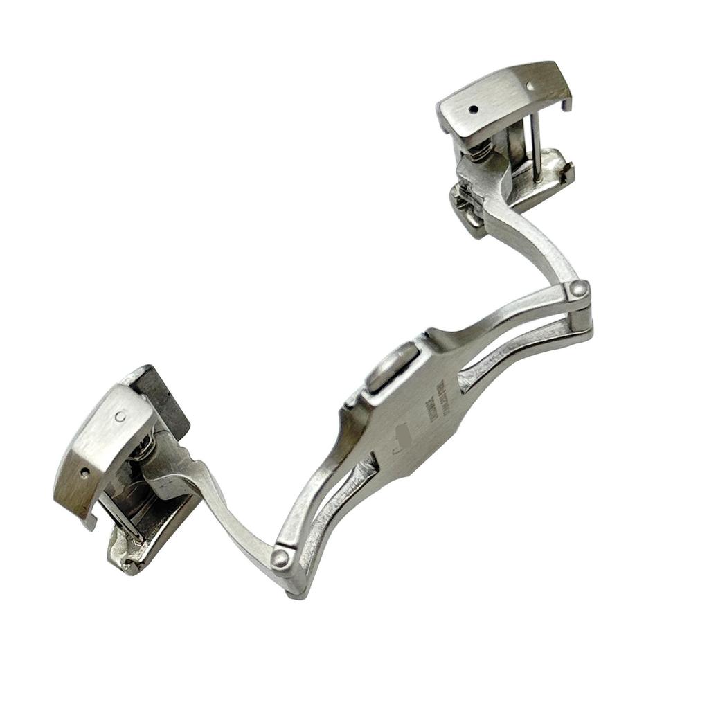 Fivela de Fecho Borboleta de Dupla Pressão para Cartier Santos/Santos100 - Fosca, 18/21mm