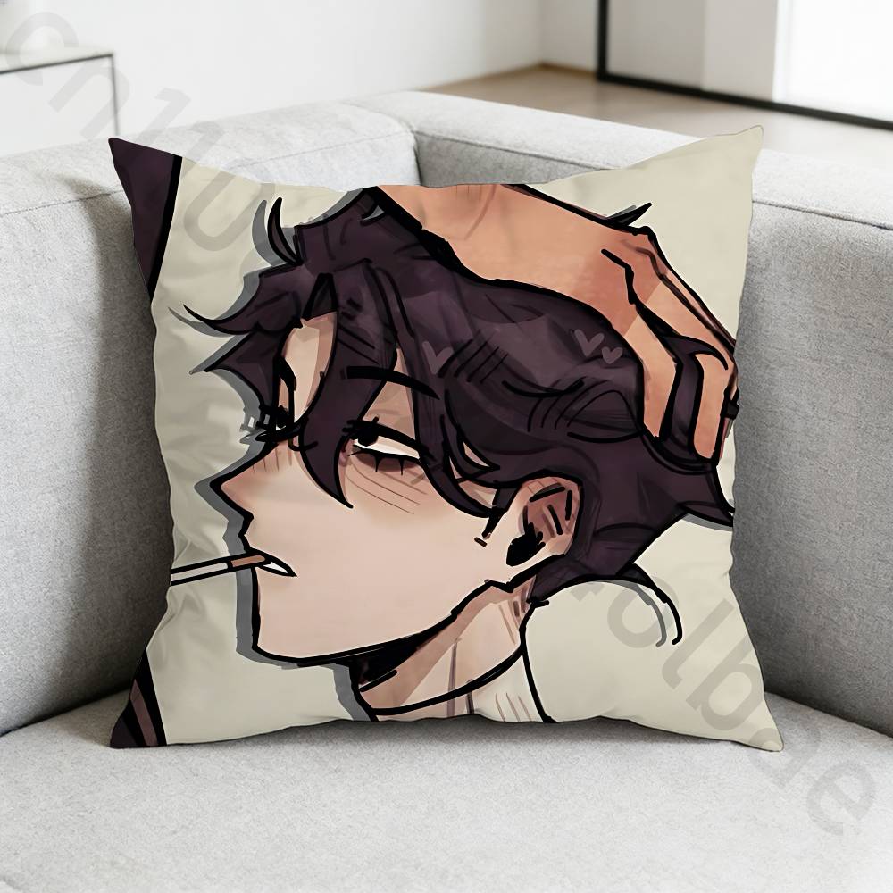 VVincent RRody DDead PPlateS Pillow Case Sofa Living Room Bedroom Headboard Backrest Cushion Square Cushion Nap Time