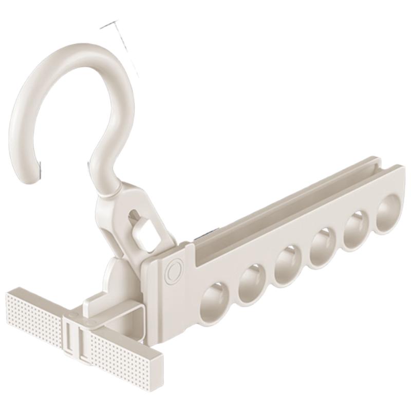 Portable 6-Hole Folding Travel Hangers (2-Pack)