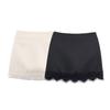 Women's Retro High-Waisted Lace Trim Midi Bodycon Skirt