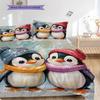 Penguin Pattern Bedding Quilt Set Quilt Cover Pillowcase Home Decoration Birthday Gift (1 * duvet cover + 2 * pillowcase, without core)