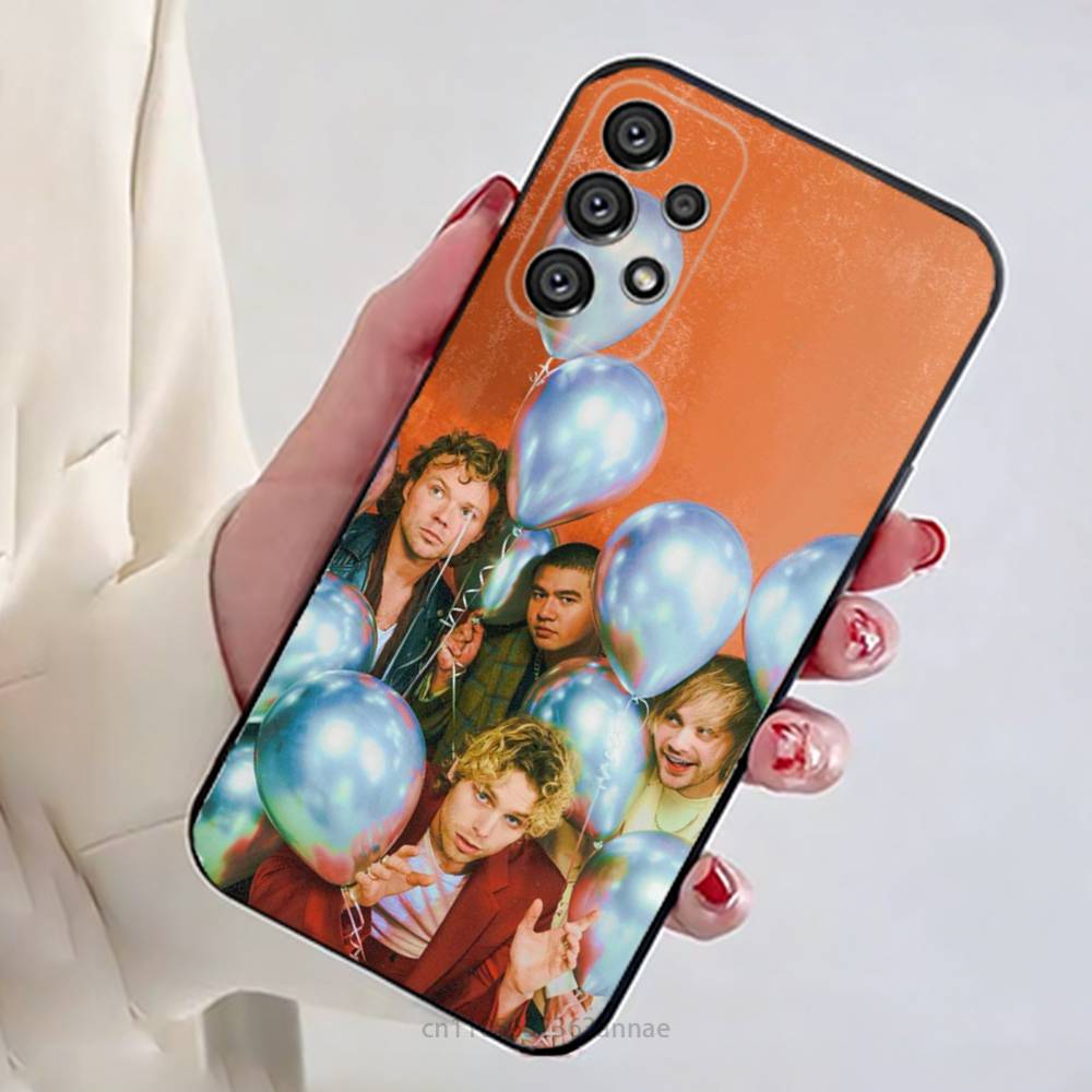 5 S-Seconds of S-Summers 5SOS Phone Case for Samsung Galaxy A73,23,53,33,14,24,13,72,22,52,32,54,A34 Soft Cover