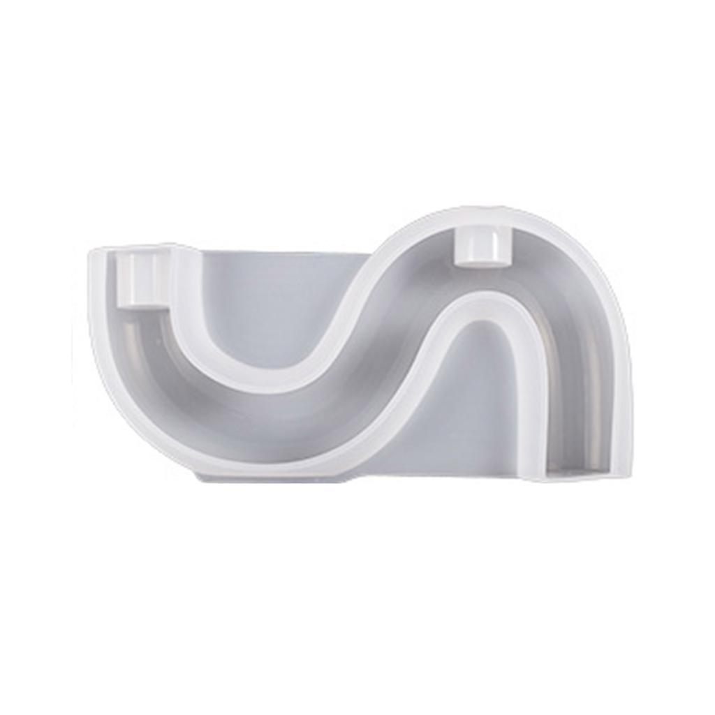 U-shaped Silicone Candle Holder Mold for DIY Home Decorations Arch Shaped Candlestick Mould Reusable Resin Casting Mold