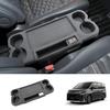 Coleya Rear Center Table Holder Cover for Toyota 2nd Row Foldable Side Table Panel Drink Holder Easy Interior Gray Cover/Cup Noah/Voxy (90 Series,