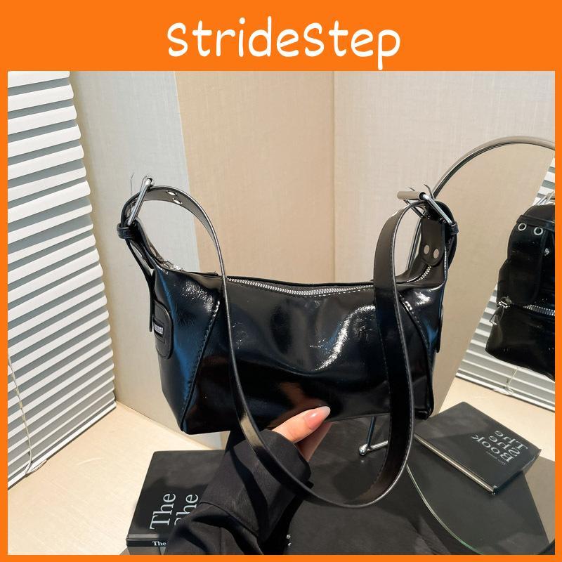 Simple Solid Color Women Casual Pu Leather Shoulder Bag For Casual Outings