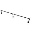 Clothes Rail Wall Mounted Hanging Bar Rack Detachable Retro Industrial Pipe Style Garment Rail