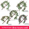 Silk Rose Vine Artificial Flower Chain for Living Room Decor