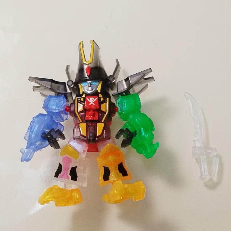 Blokees Gokaioh Color Transparent Ver. Assembled Movable Model Toys Haokuai Wang Hero Mobilization Star Edition Building Blocks