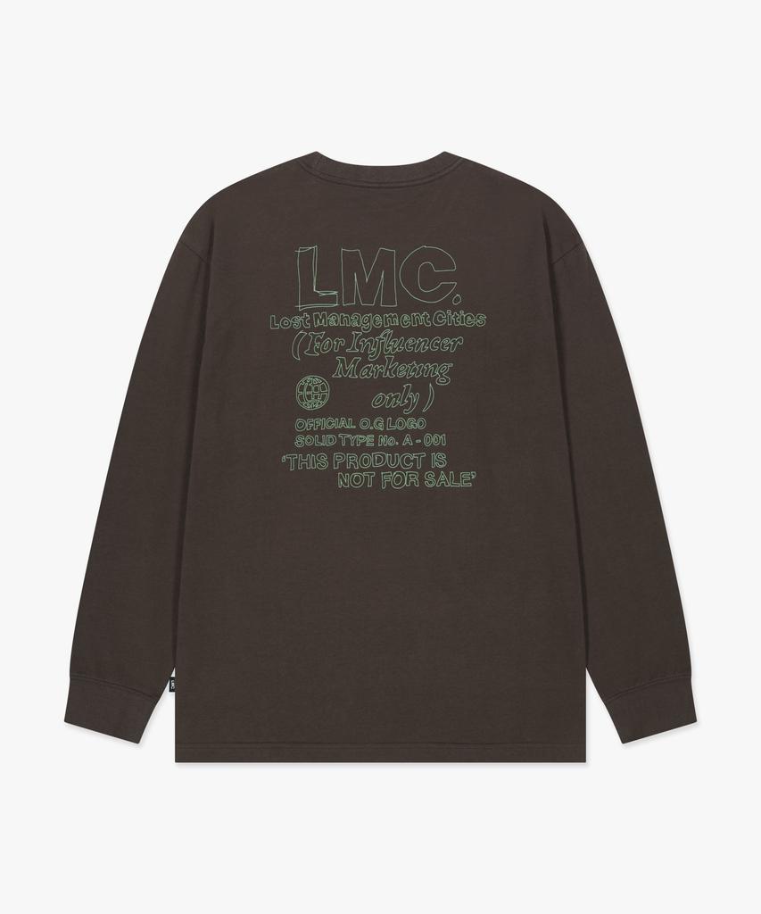 LMC Fn Doodle Long Slv Tee Brown