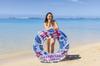 IGARASHI 120cm Inflatable Ring North Shore Inflatable Ring with Rope and Quick Buoyancy New Valve Design RLE-120L [Easy Plug]
