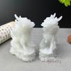 Luminous Jade Qilin: Blessings & Wealth Feng Shui Desk Ornament