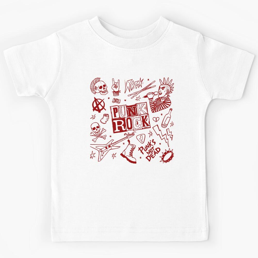 Punk Rock - red Kids T-Shirt 160