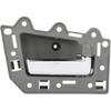 Maçanetas Internas de Porta ECCPP Internas para 2005-2010 para Jeep Grand Cherokee Lado Dianteiro Motorista Esquerdo Passageiro Direito Carcaça Cinza c/Alavanca Cromada