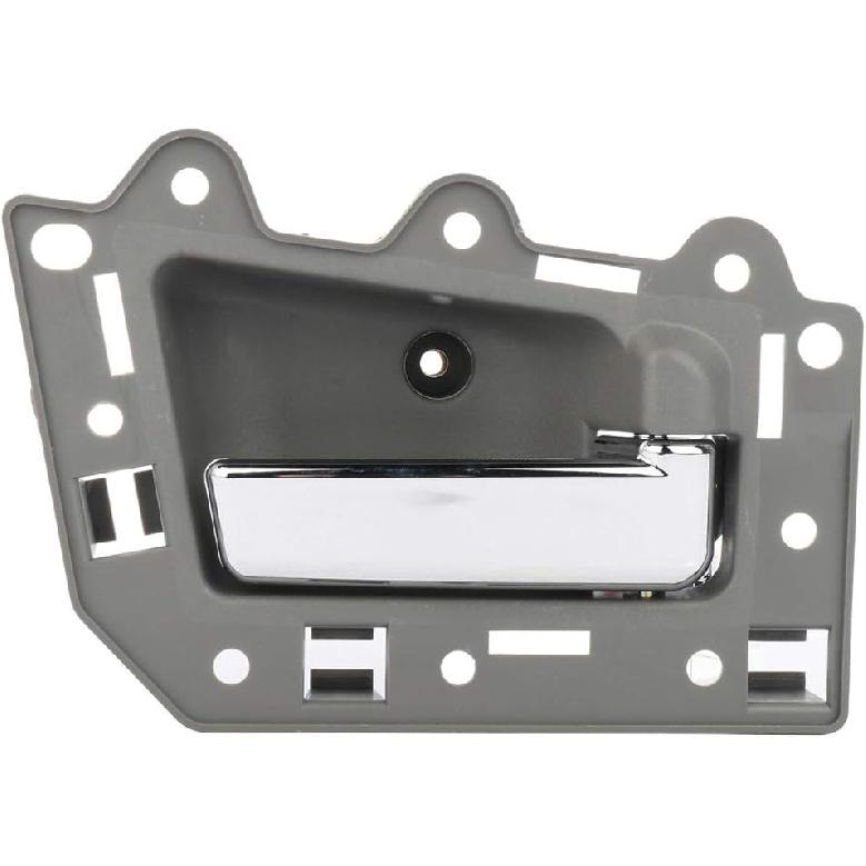 

ECCPP Interior Door Handles Inner Inside for 2005-2010 for Jeep Grand Cherokee Front Driver Left Passenger Right Side Gray Housing w/Chrome Lever