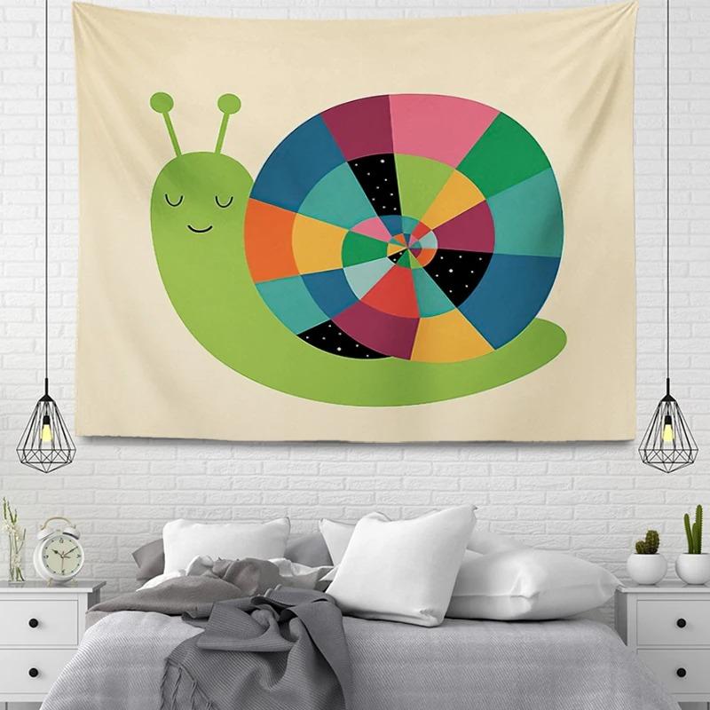 Office Living Room Tapestry Cartoon Animal Simple Hanging Cloth Home Wall Decoration Tapestry