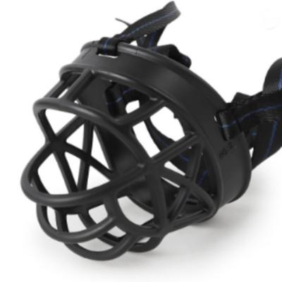 Intellipet Fierce Dog Muzzle, [on] Silicone Muzzle-black-no.3