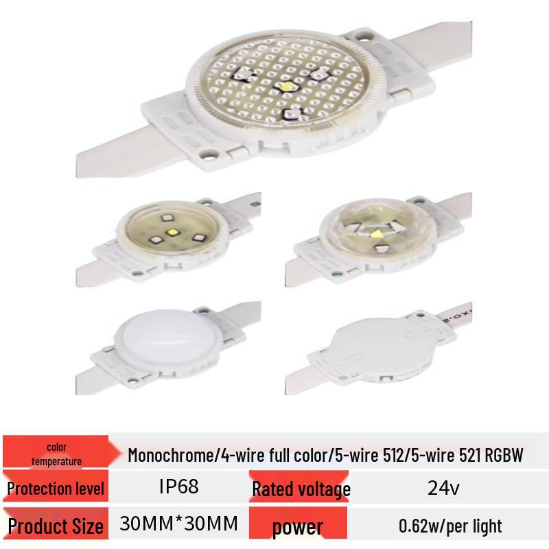 

RGBW Programmable Pixel Light for Outdoor Lighting and Building Decoration Single Color (Warm/Yellow/White)
