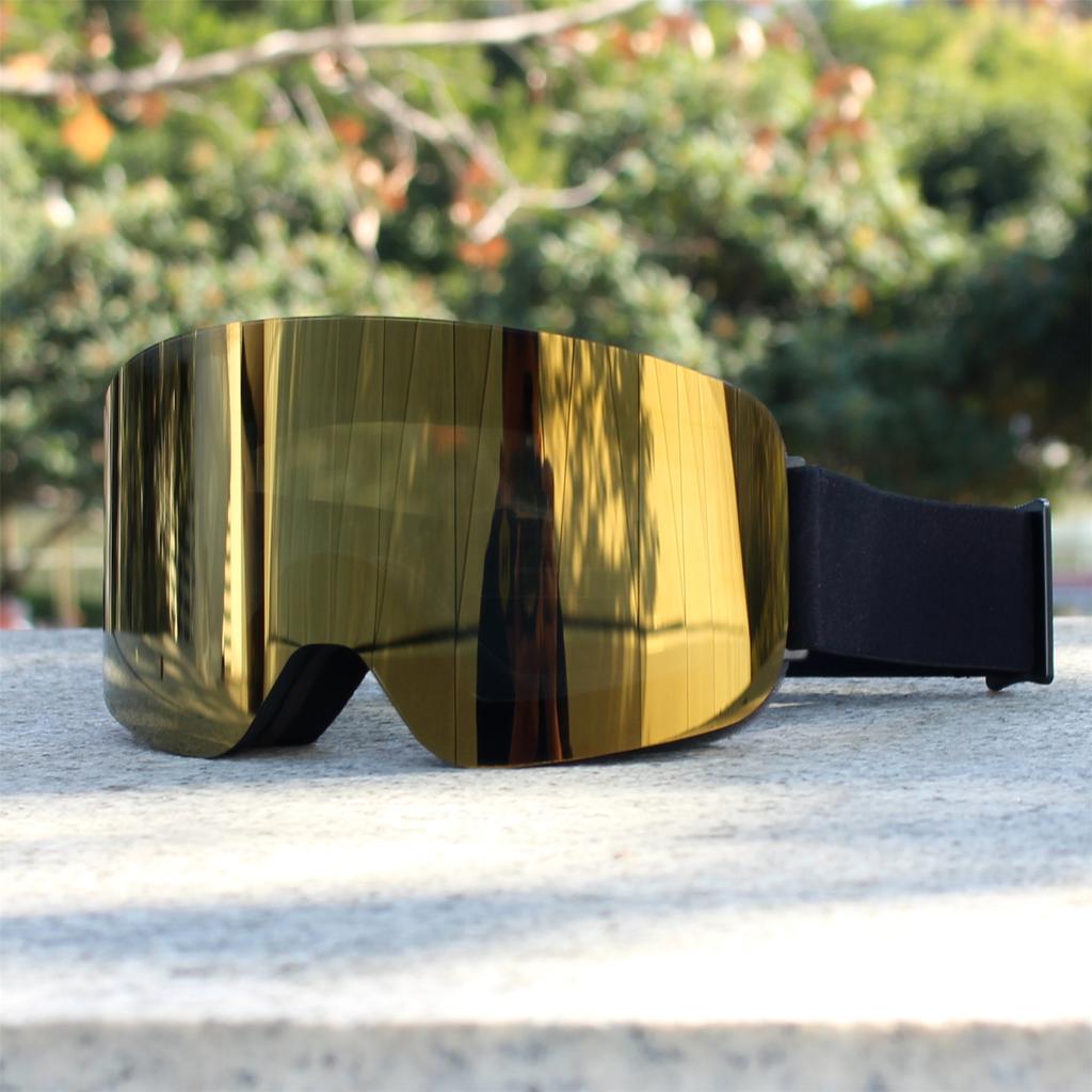 Gafas de esquí grandes para snowboard, para mujer y hombre, gafas de esquí, protección contra la nieve UV 400, gafas para adultos, doble antivaho cilíndricas