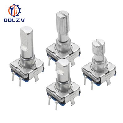 EC11 Reset Encoder Switch With Push Button Switch Turn Left or Right Self Reset Rotary Encoder 5Pin DIP Type 15/20mm Half Plum