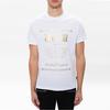 VERSACE JEANS COUTURE Letter Print SS21 T Shirt Men's White B3GZA7TF-30331-K41