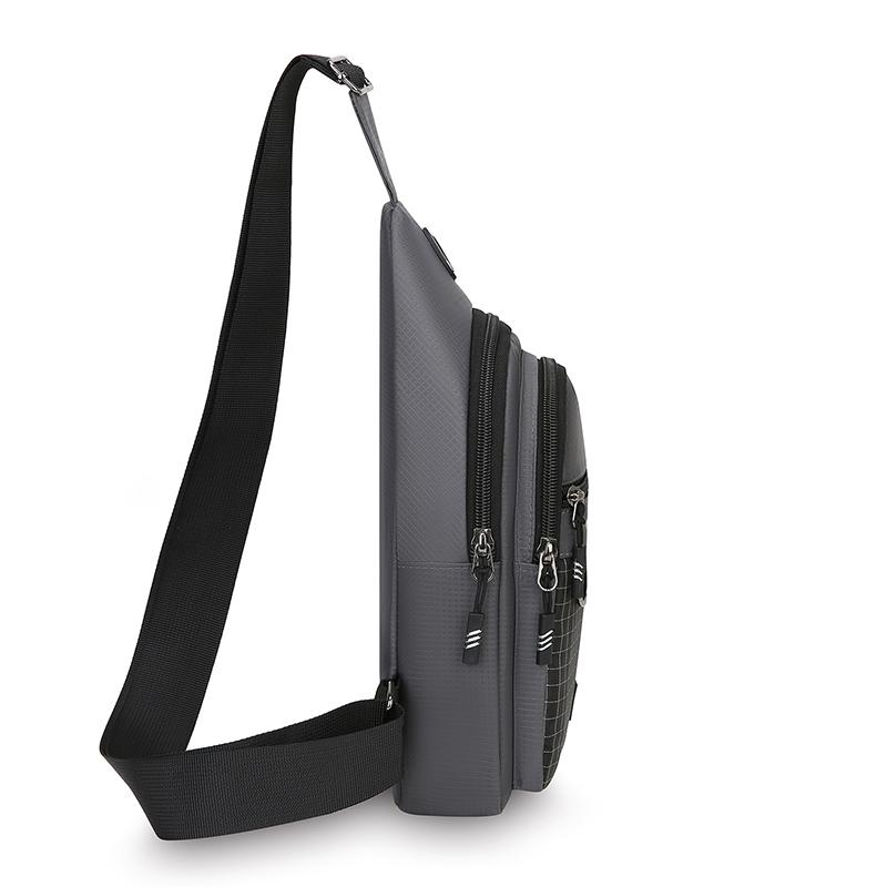 Chest Bag Men's Sports Shoulder Bag Nylon Crossbody Bag