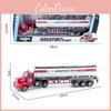 Double Decker Trailer Container Truck Engineering Vehicle Model Children Toy For Kids Play And Development