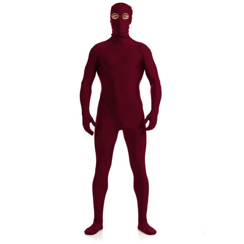 All-inclusive Exposed Tights Solid Color Cross-dressing Gymnastics Clothes Stage Performance Clothes Elastane Cos Clothes Onesie