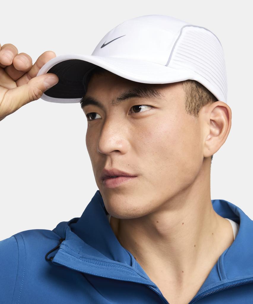 Nike Dri-Fit Adv Fly Unstructured Aerobill Aeroadapt Cap - White:Anthracite:Black / Fj0736-100