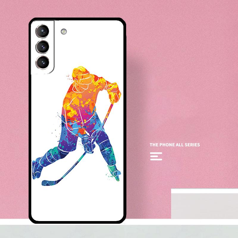 Ice Hockey Phone Case For Samsung Galaxy S26 S23 Ultra S20 S21 S22 S24 S25 Plus S10 S25 FE Cover Coque